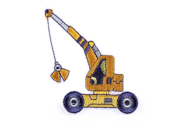 Aufbügler Kran 5,5 x 6,8 cm.